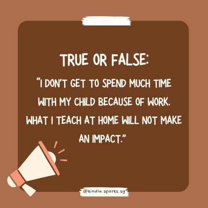 Any amount of time that a parent spends with their child is important for building bonds and learning